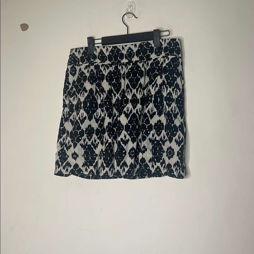 Loft Black and White Patterned Women's Skirt